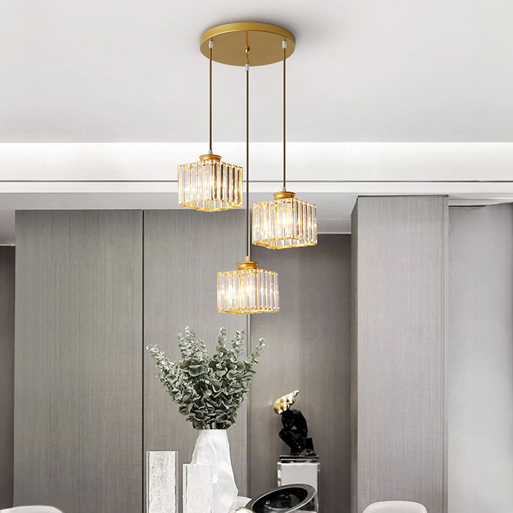 Suspension Calvionne en cristal