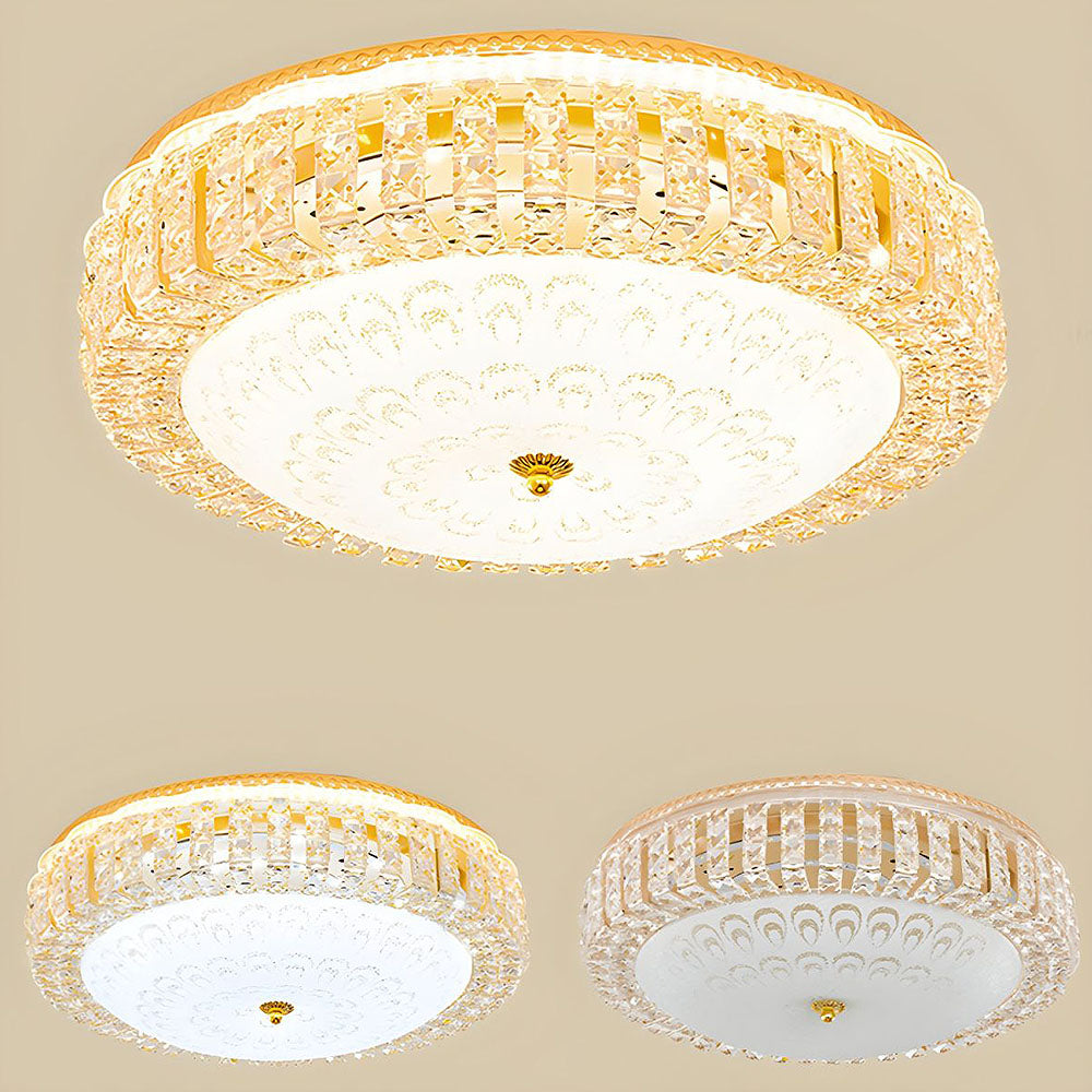 Plafonnier Montelune en cristal