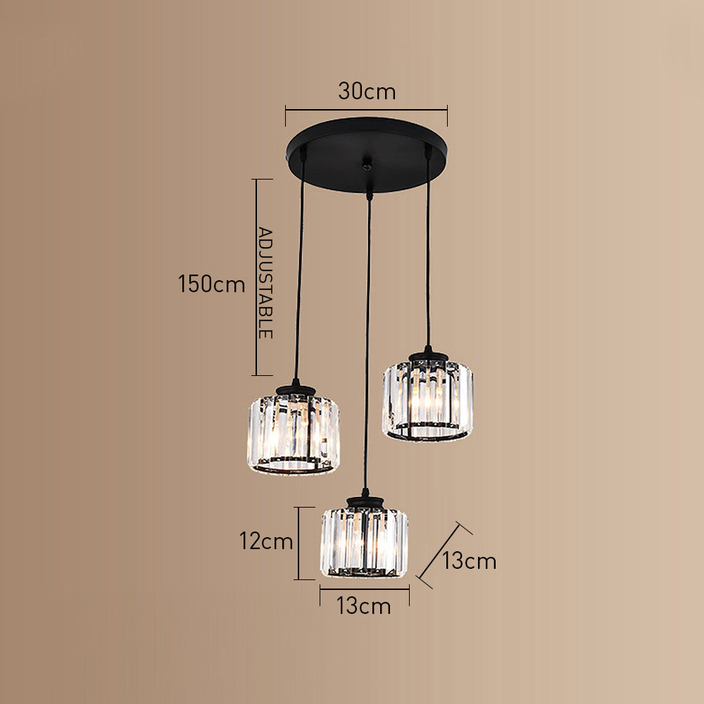 Suspension Calvionne en cristal