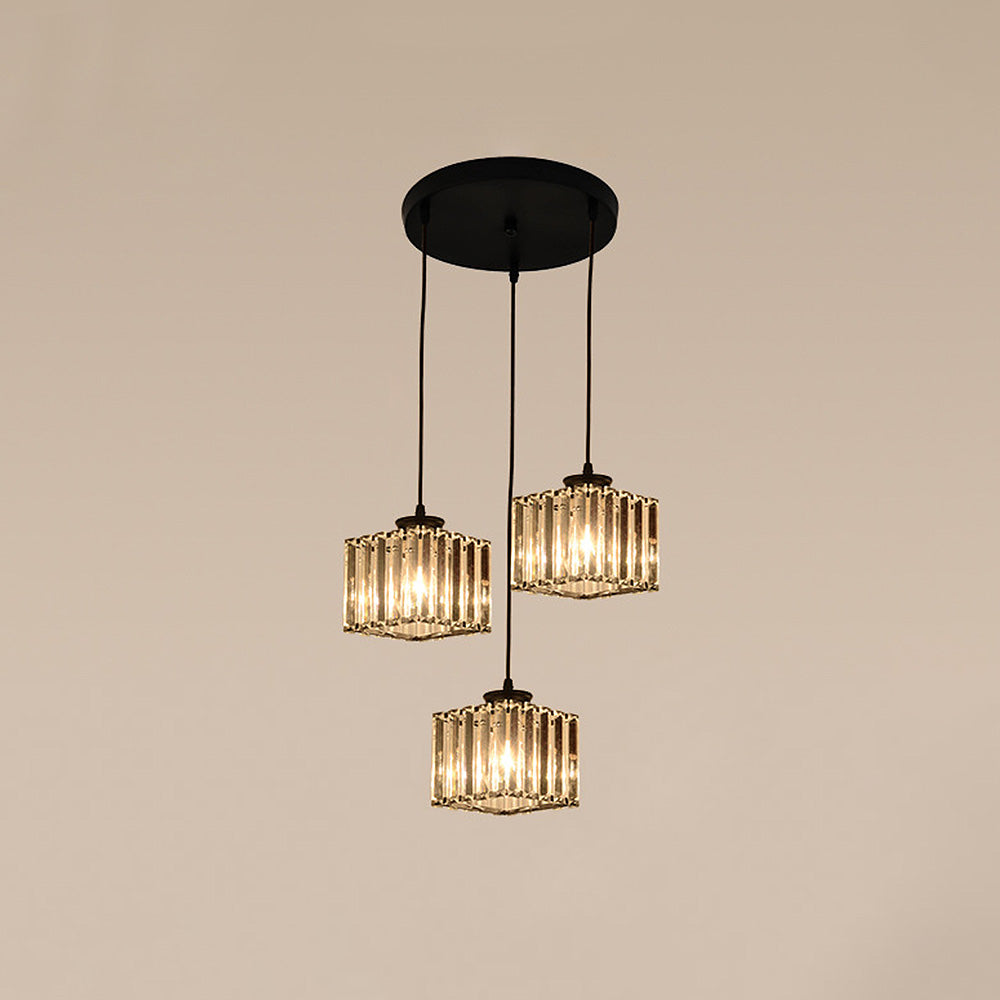 Suspension Calvionne en cristal