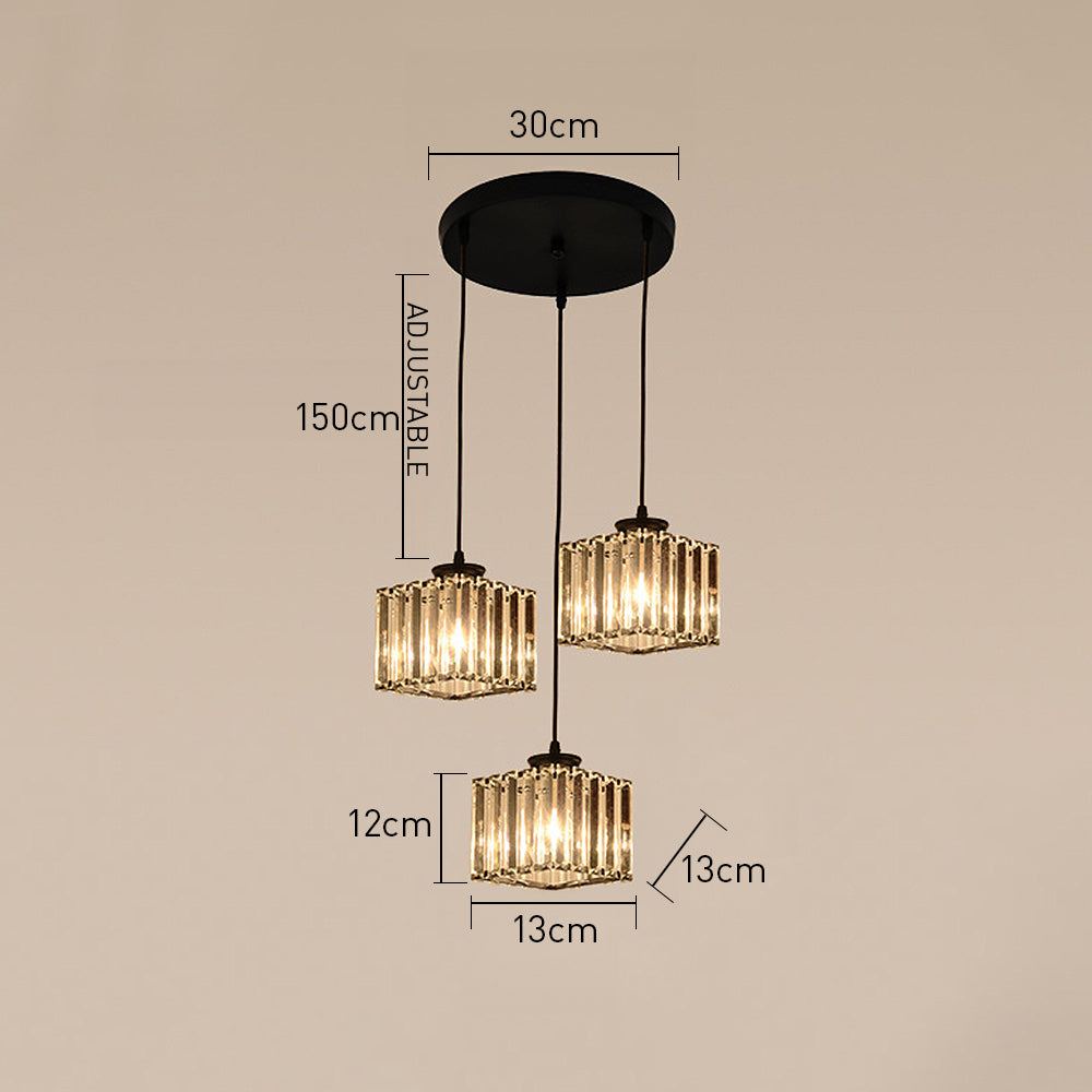 Suspension Calvionne en cristal