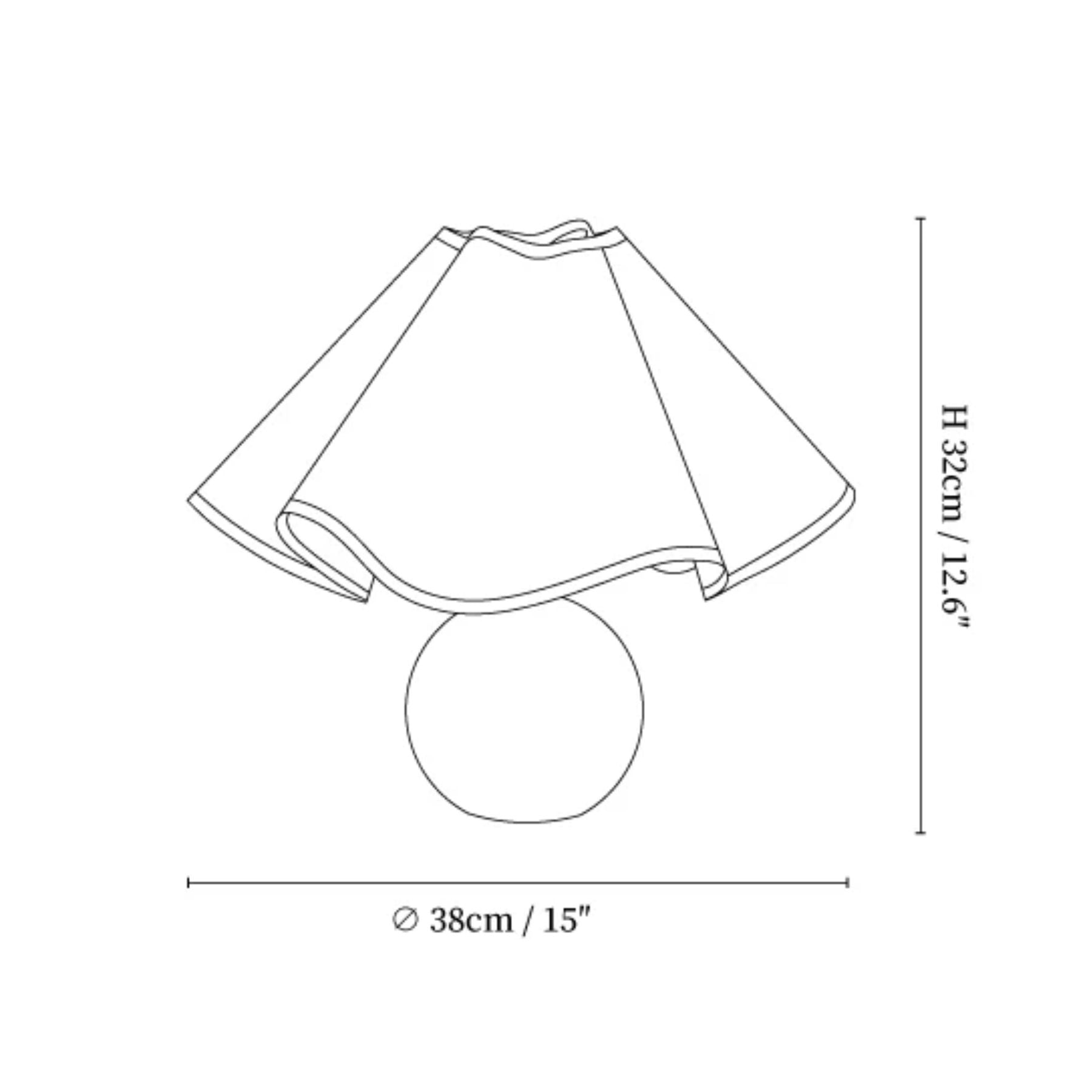 Lampe de table Ysaline Wave