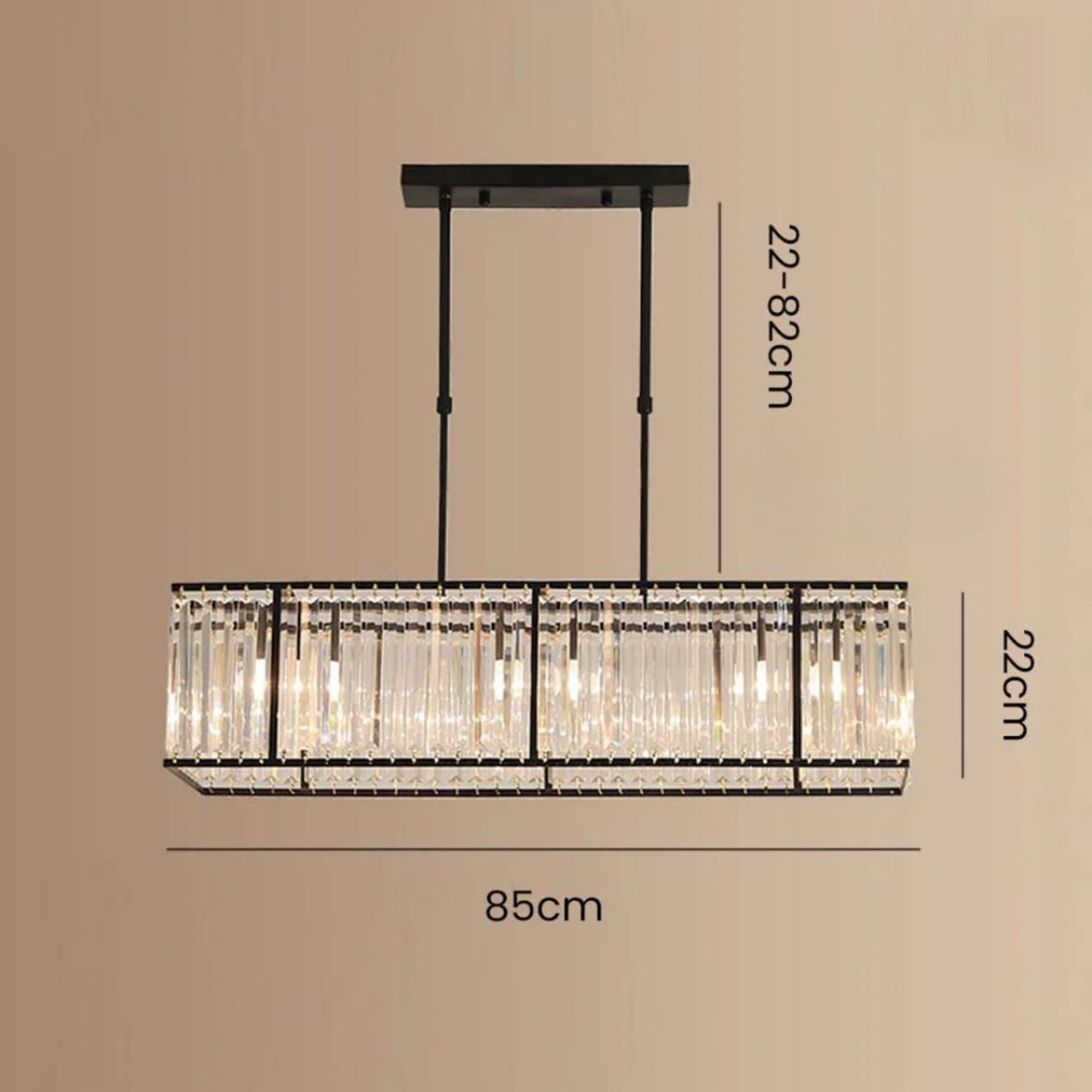 Suspension Ravion en cristal