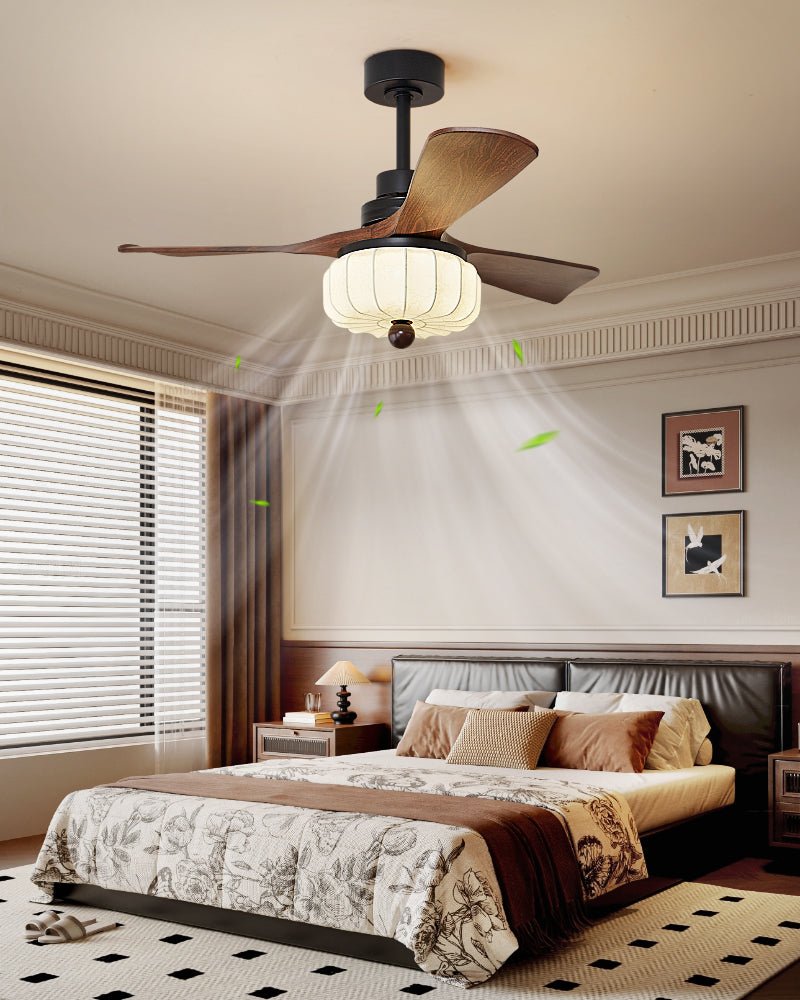 Plafonnier ventilateur vintage Orclova