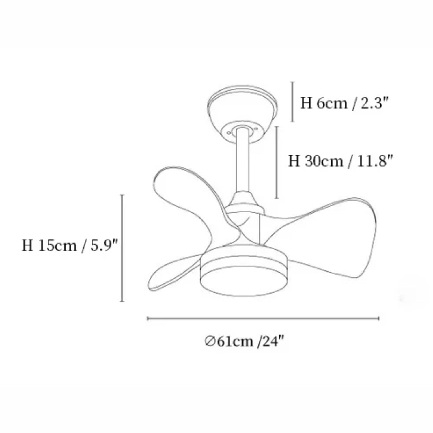Plafonnier ventilateur moderne Sorliorvauxel
