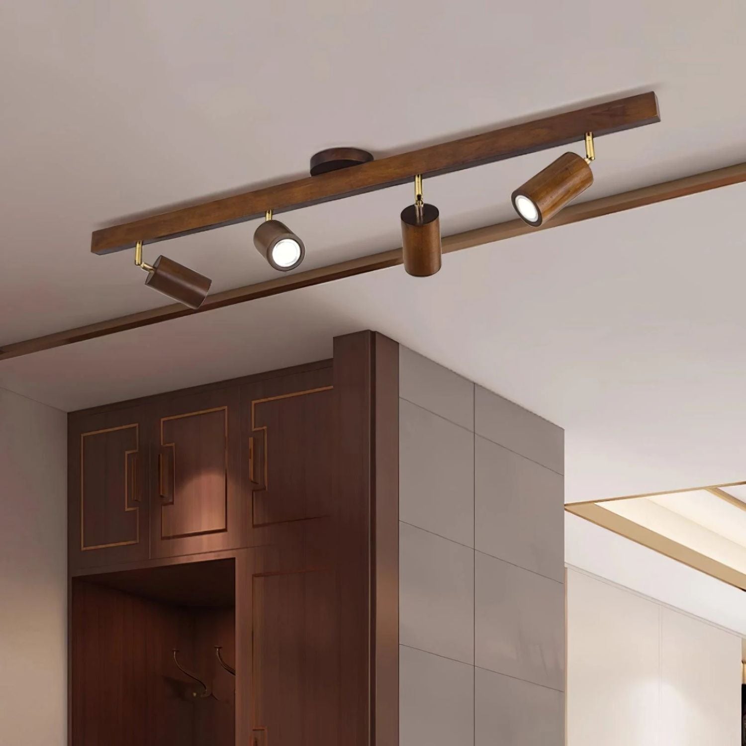 Plafonnier en bois Navelisse