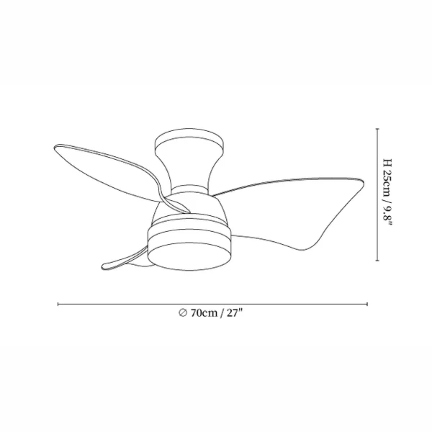 Plafonnier ventilateur Taéllya