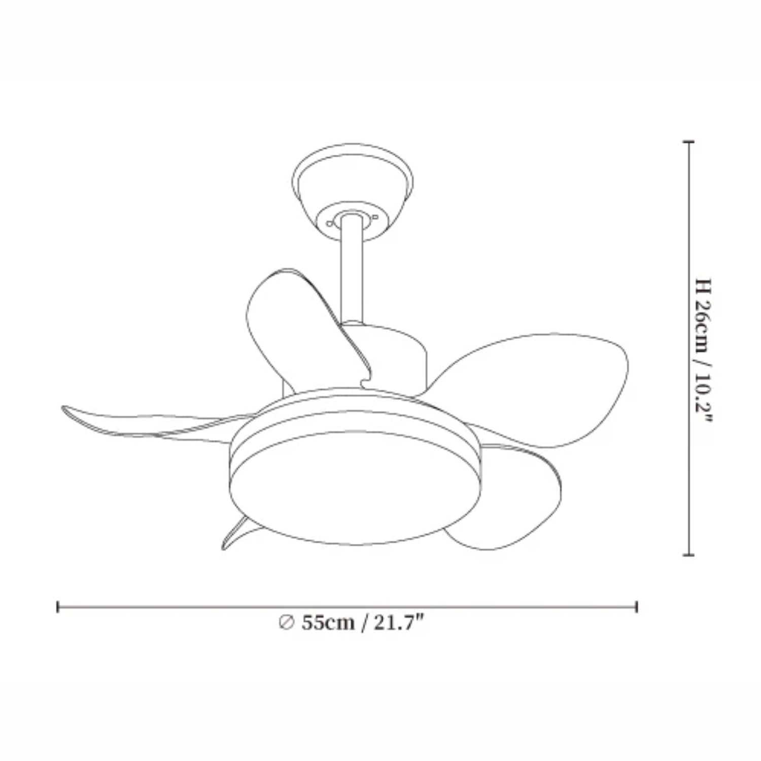 Plafonnier ventilateur Lilienova