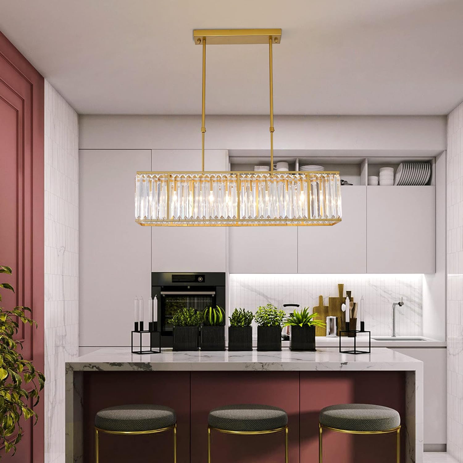 Suspension Ravion en cristal