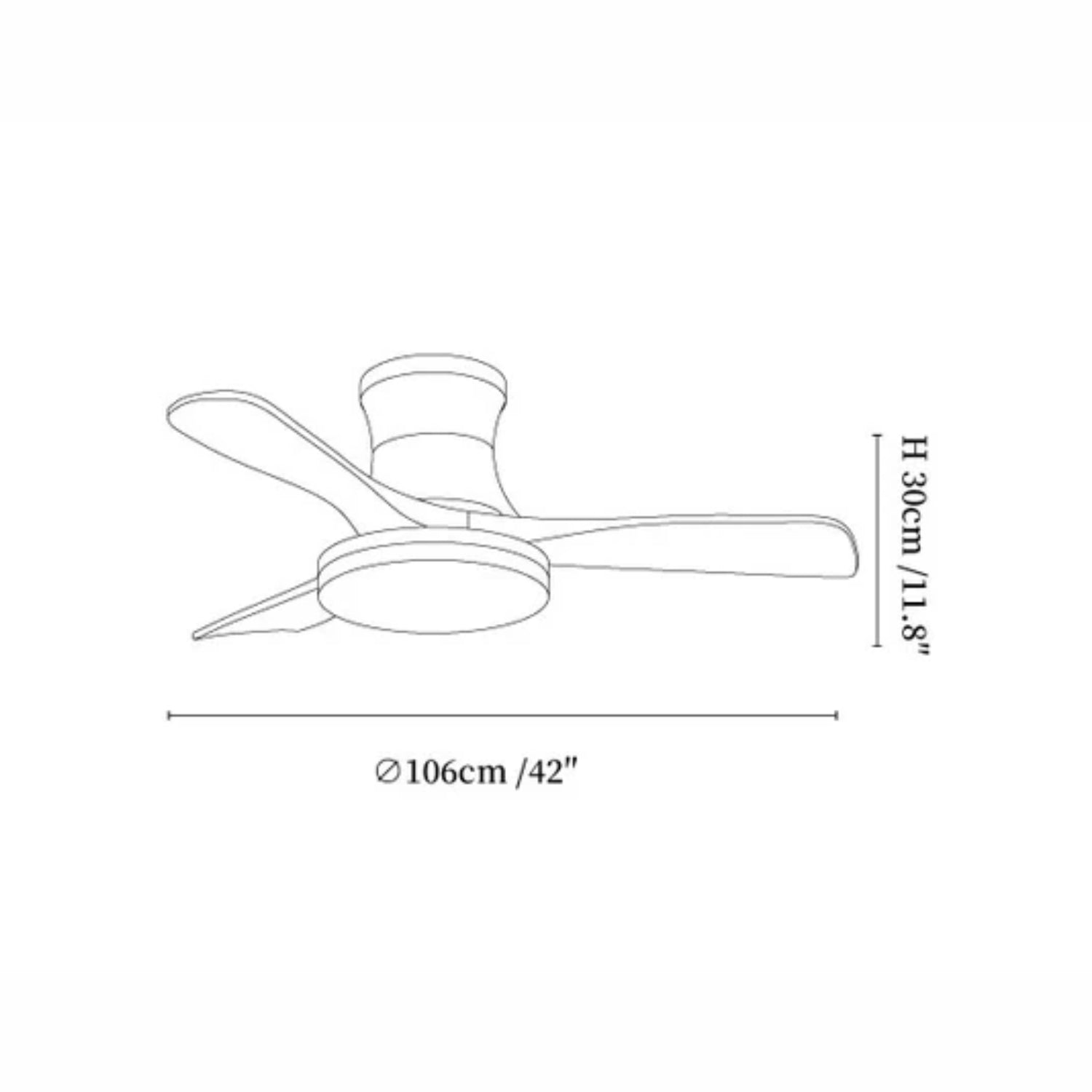 Ventilateur de plafond lumineux Movale