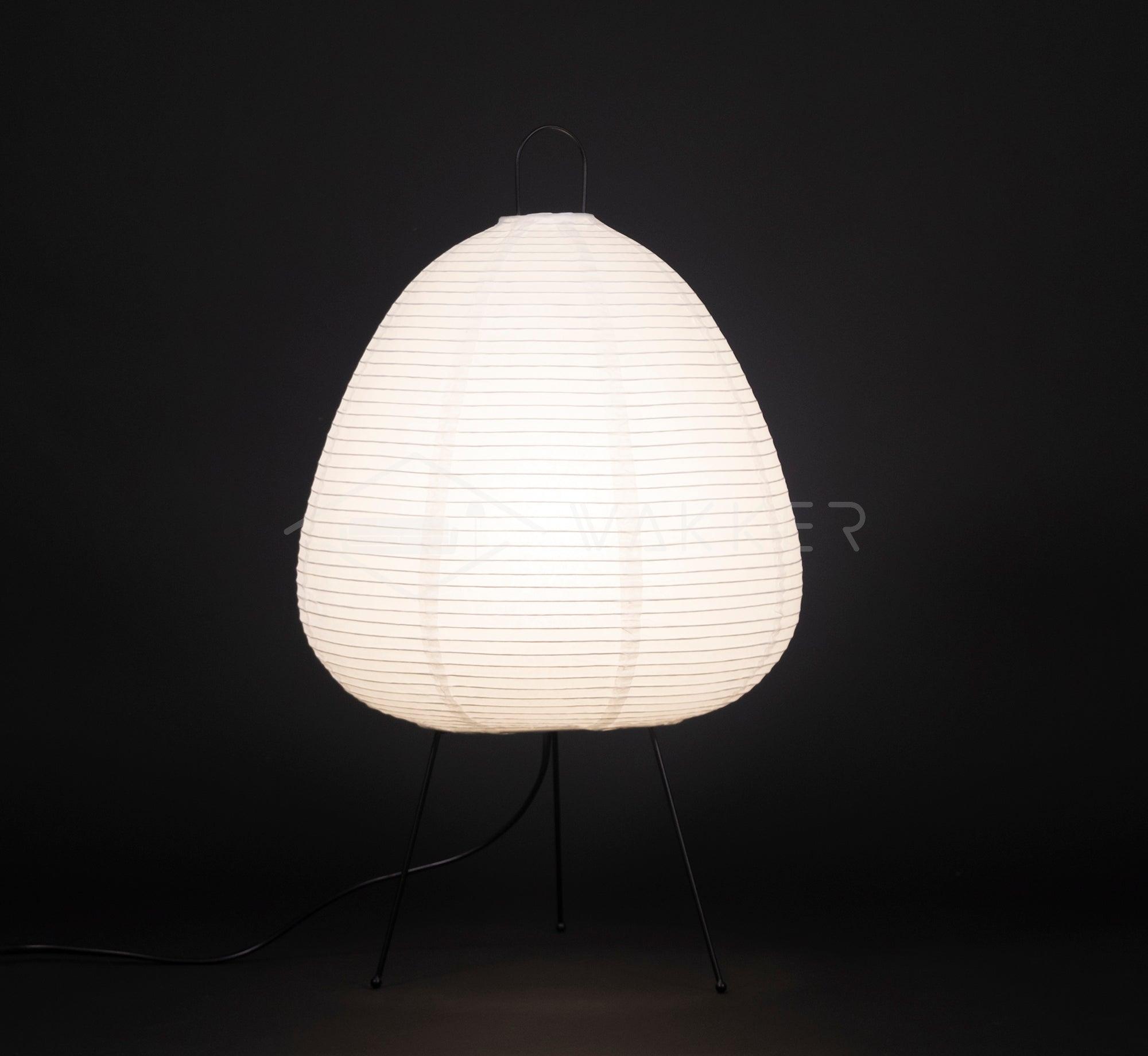 Lampe de table japonaise Pélvionalis