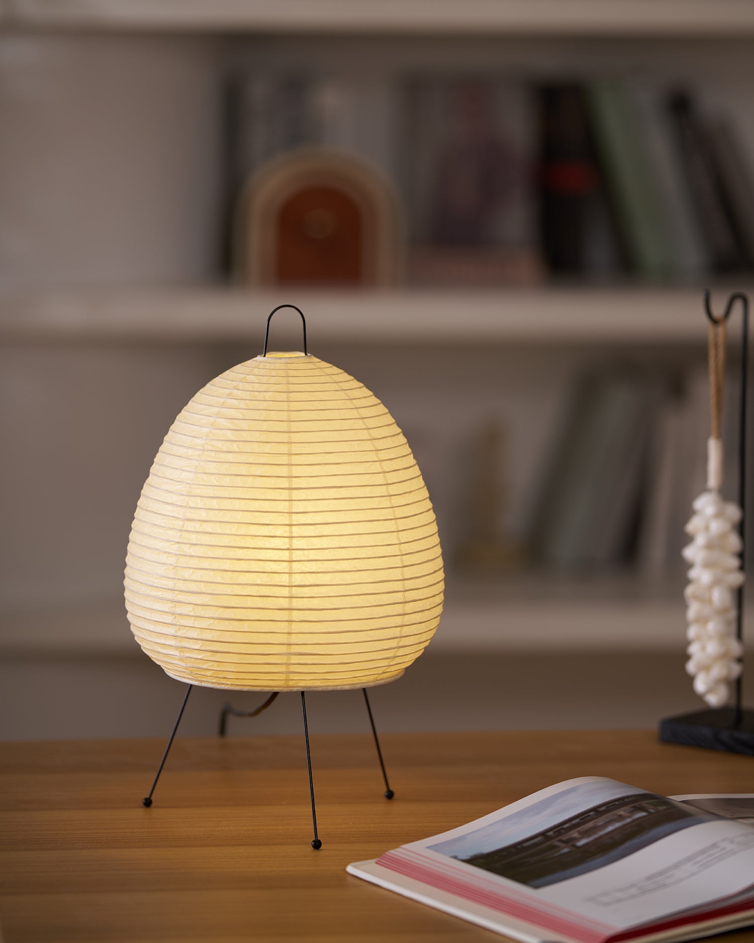 Lampe de table japonaise Pélvionalis