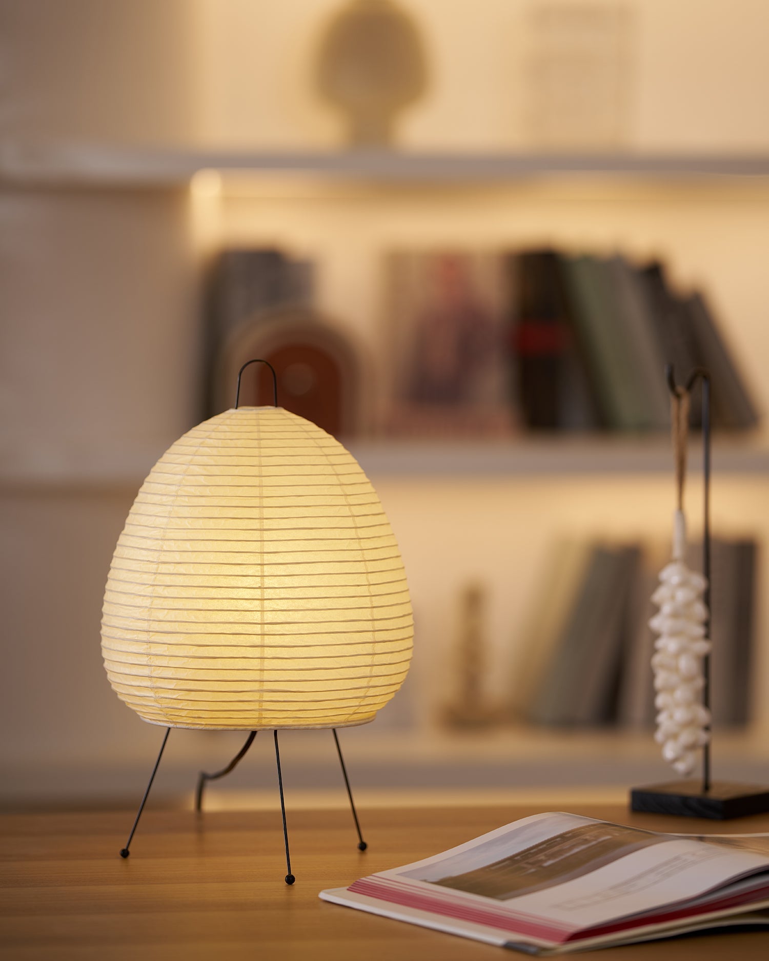 Lampe de table japonaise Pélvionalis