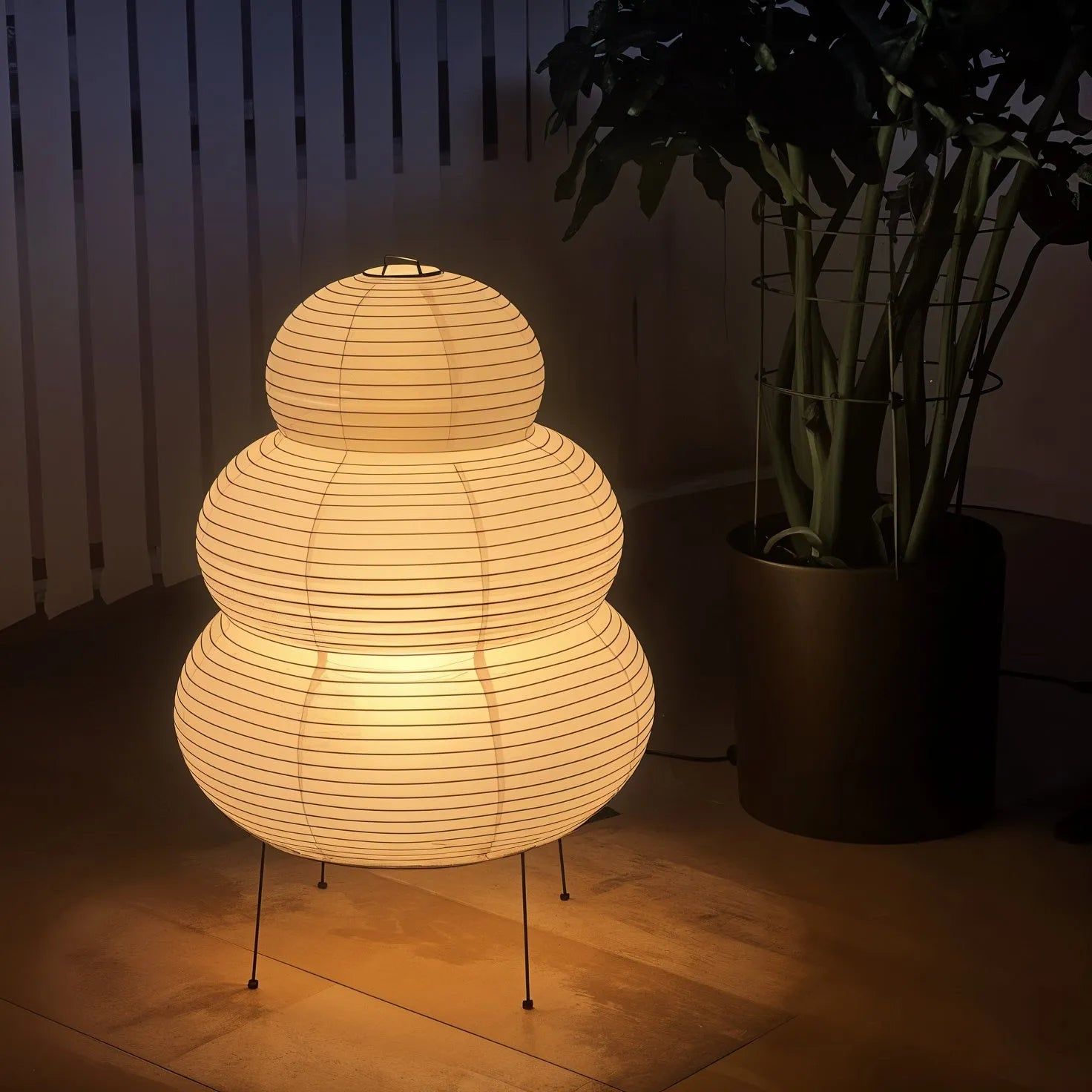 Lampe de table japonaise Pélvionalis