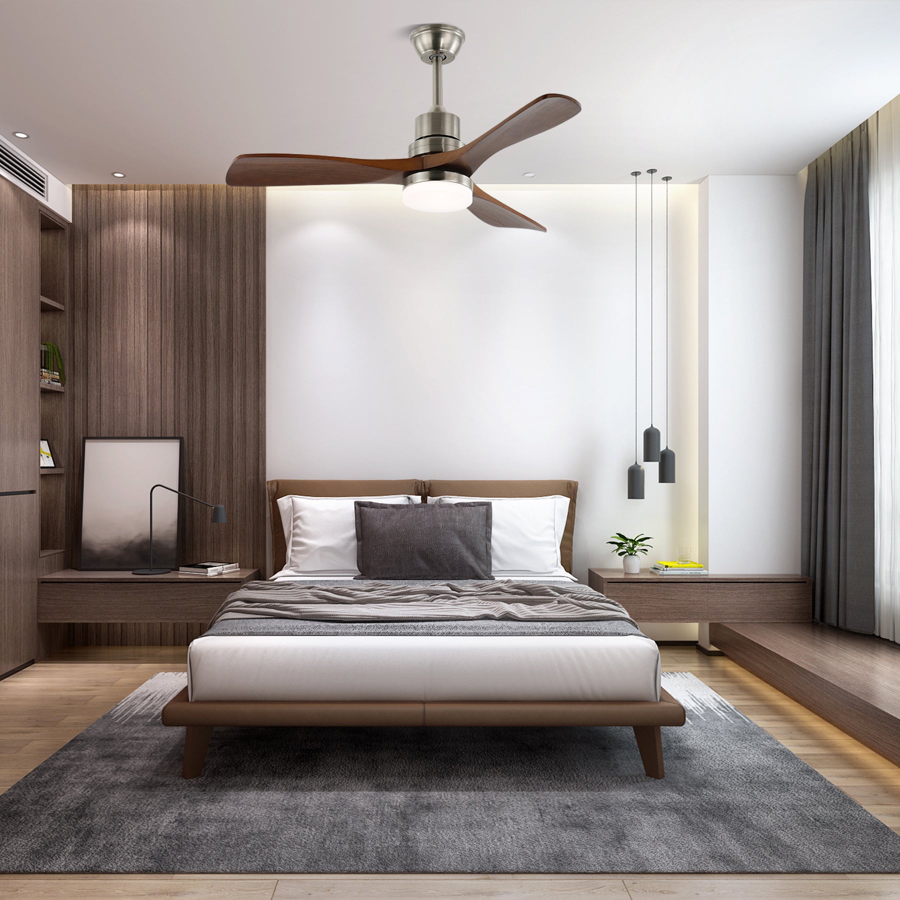 Plafonnier ventilateur Delluxor