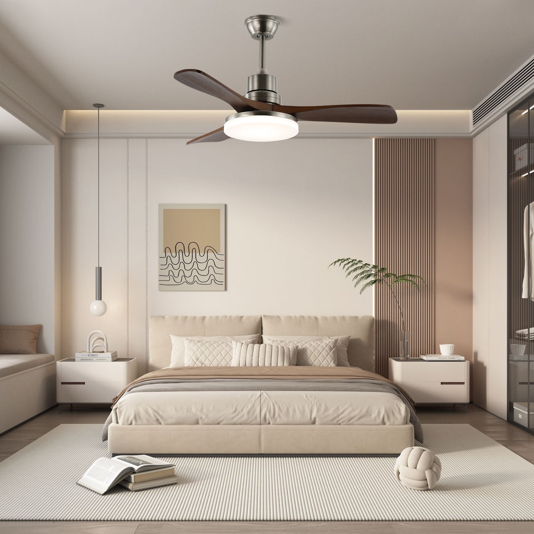Plafonnier ventilateur Delluxor