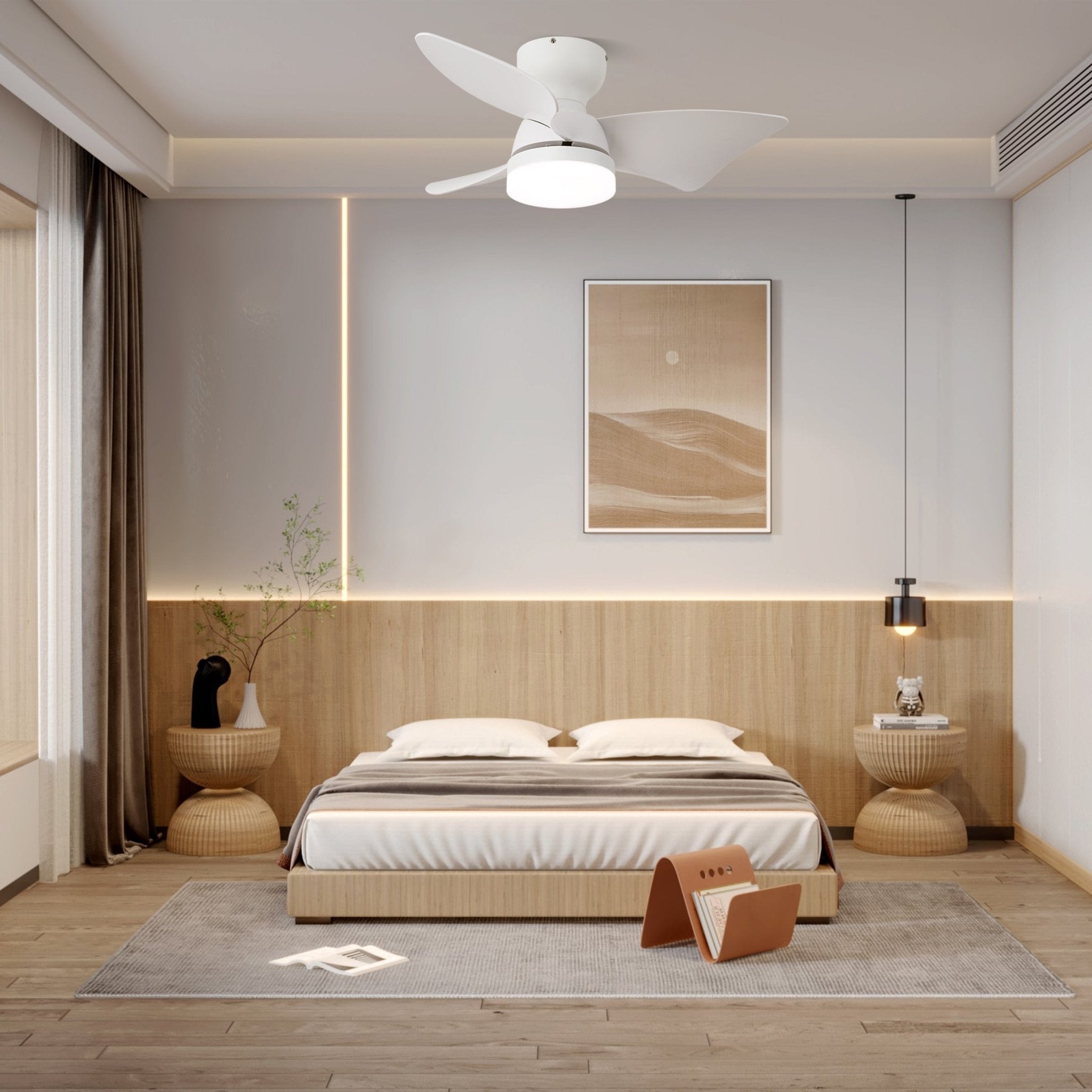 Plafonnier ventilateur Taéllya