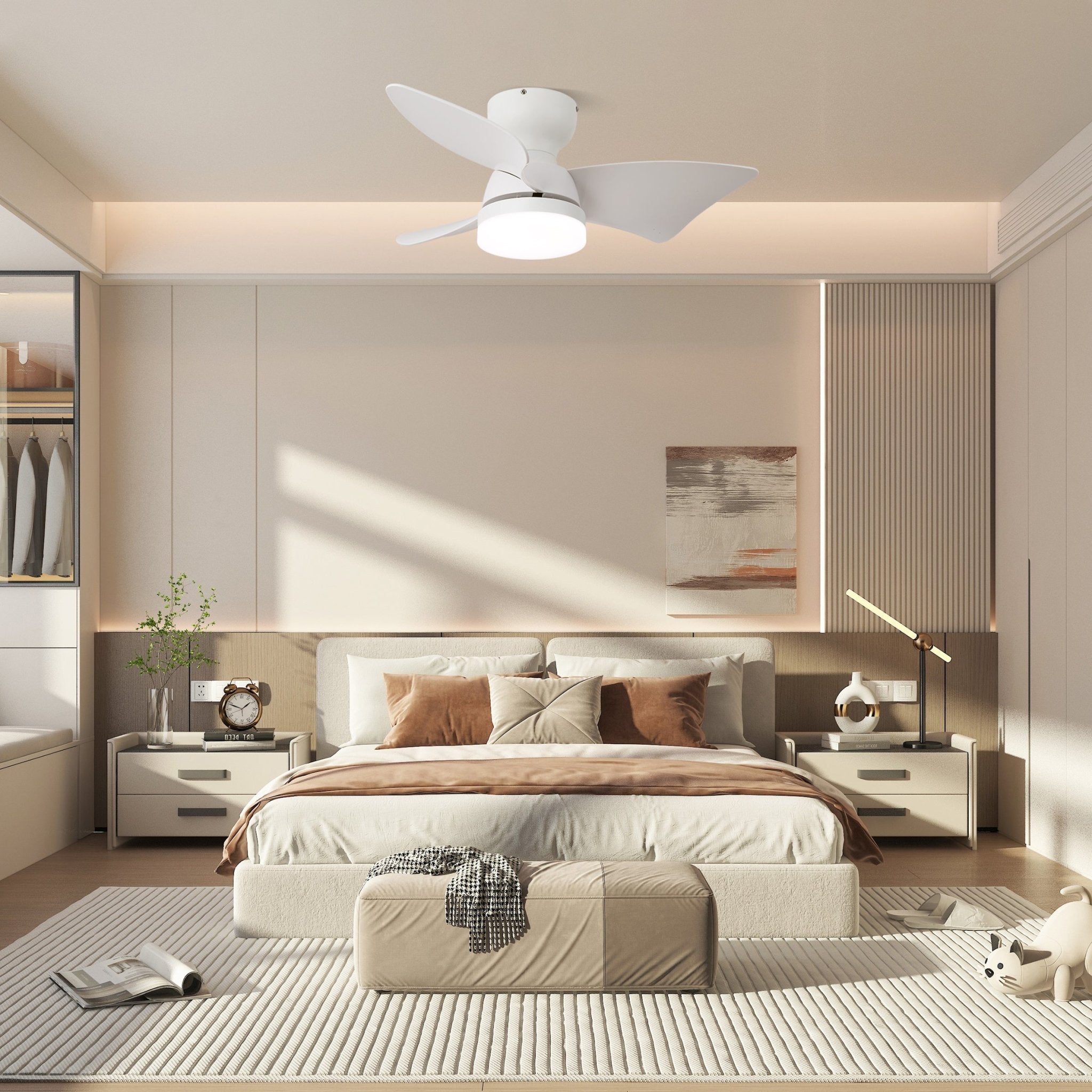 Plafonnier ventilateur Taéllya