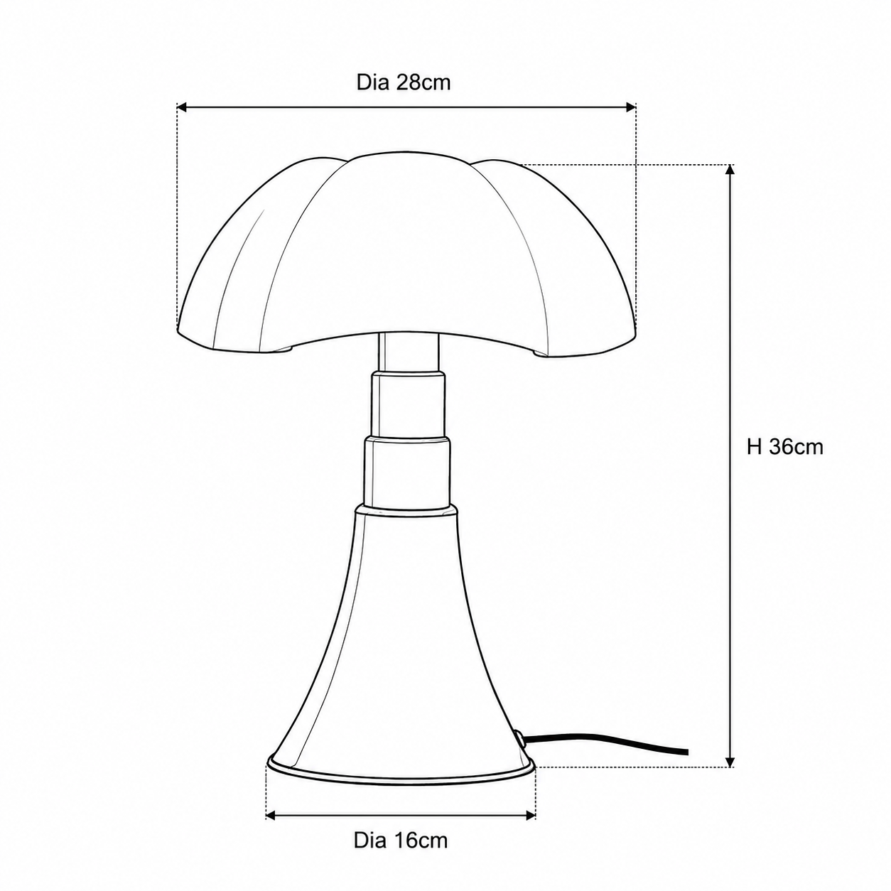 Lampe de table Clovian
