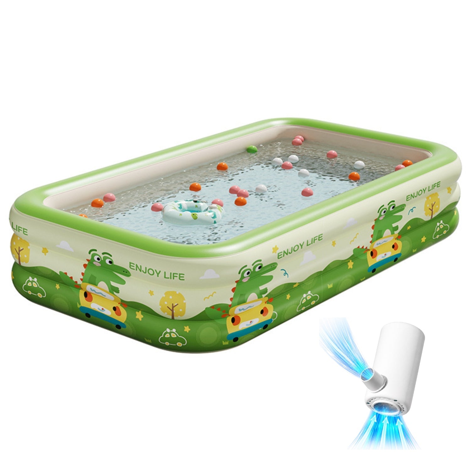 Piscine gonflable extérieure Mararico