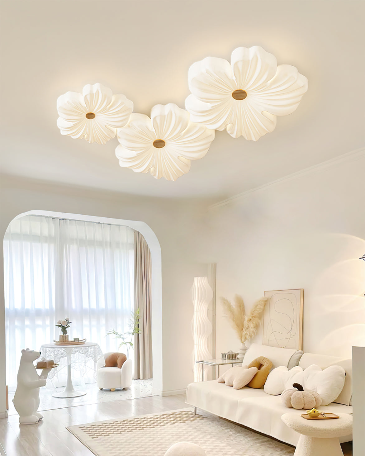 Plafonnier floral Toravéon