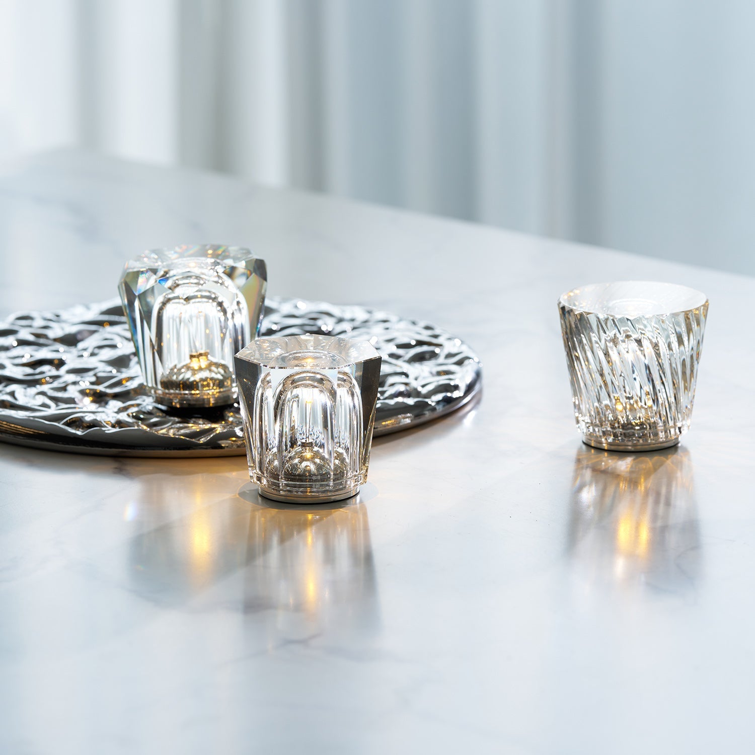 Lampe de table diamant Célcieléa