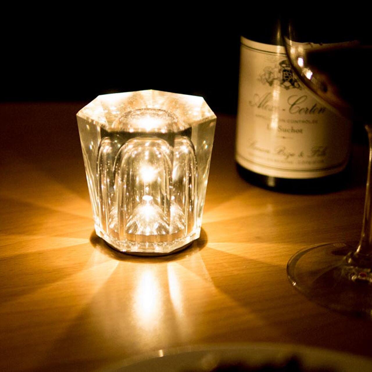 Lampe de table diamant Célcieléa