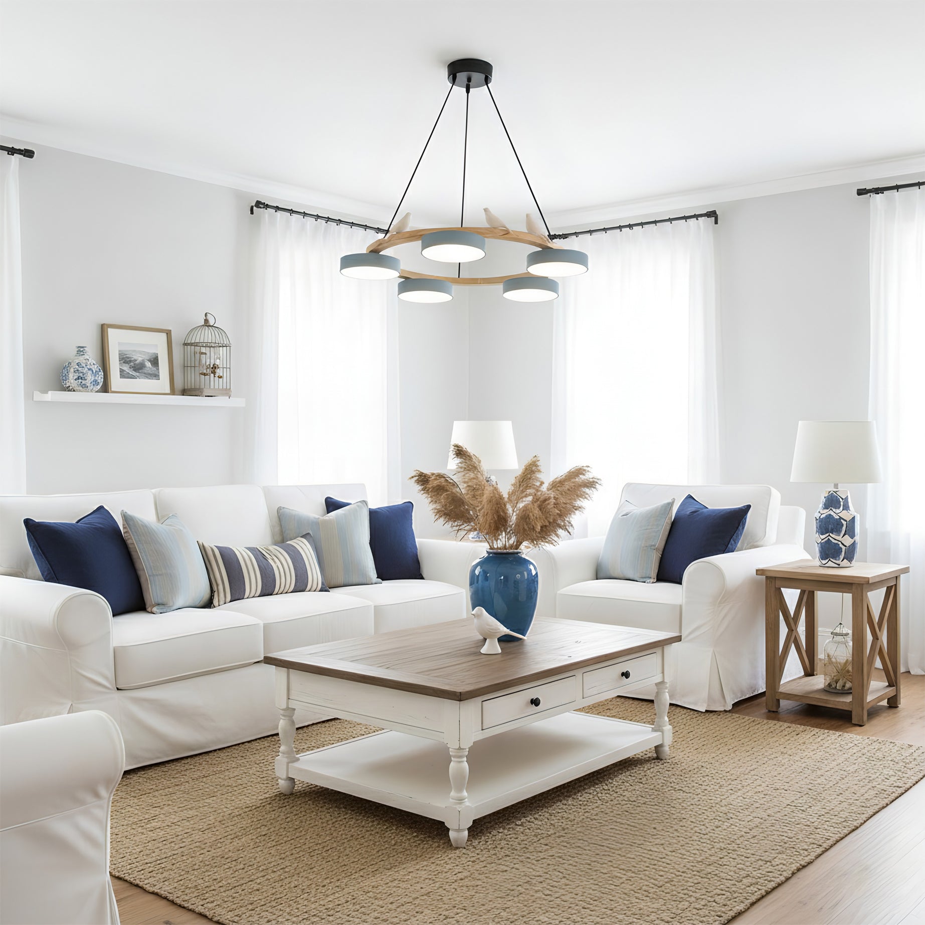 Lustre rond Darienivo