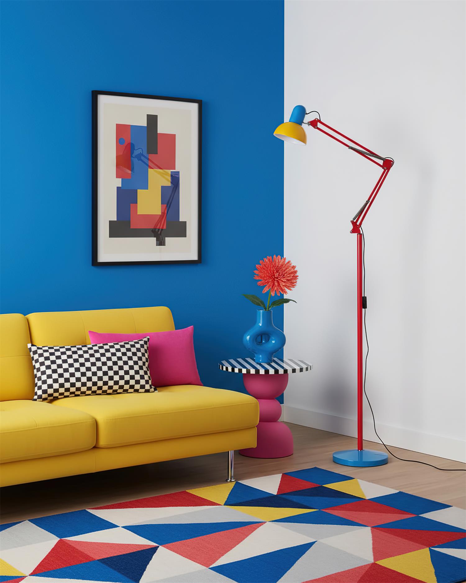 Lampadaire graphique Raviel