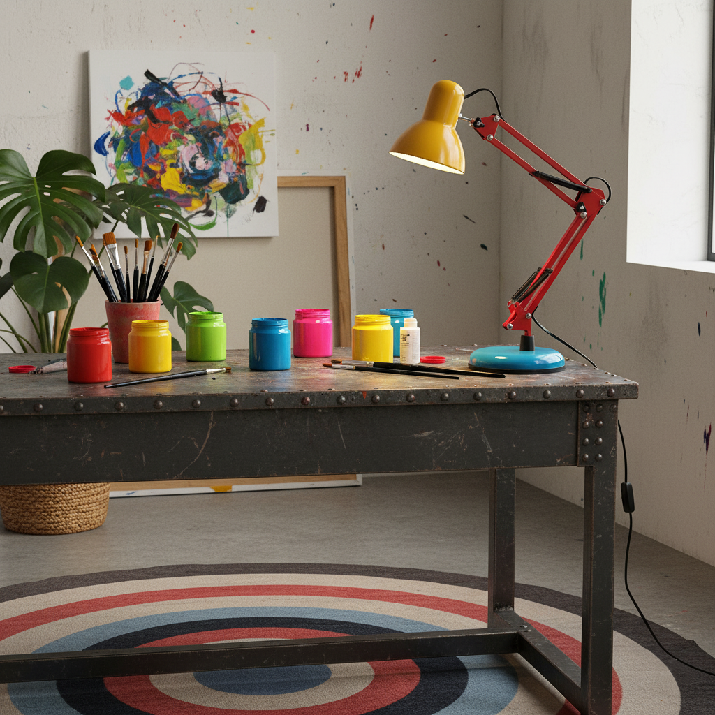 Lampe de table Memphis Peoréaire