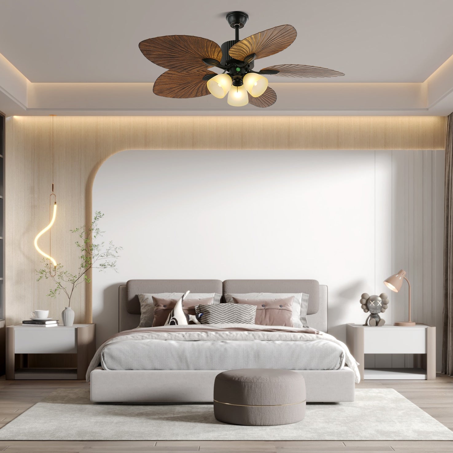 Plafonnier ventilateur Raavel