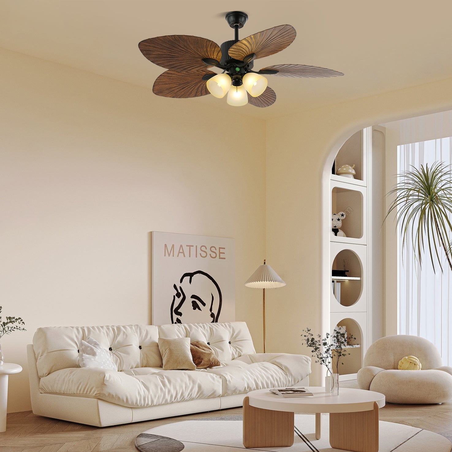 Plafonnier ventilateur Raavel