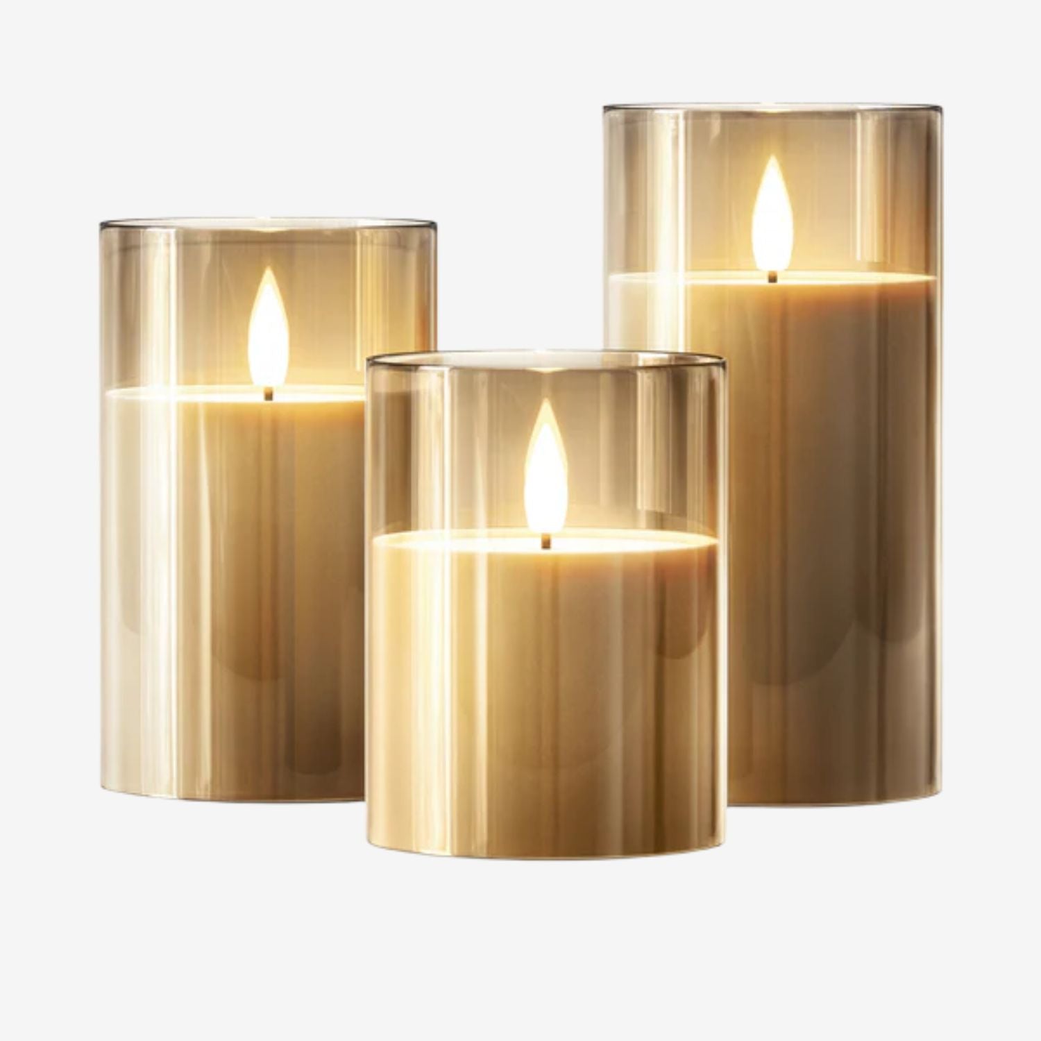 Bougies Sans Flamme Sans Fil (lot de 3)