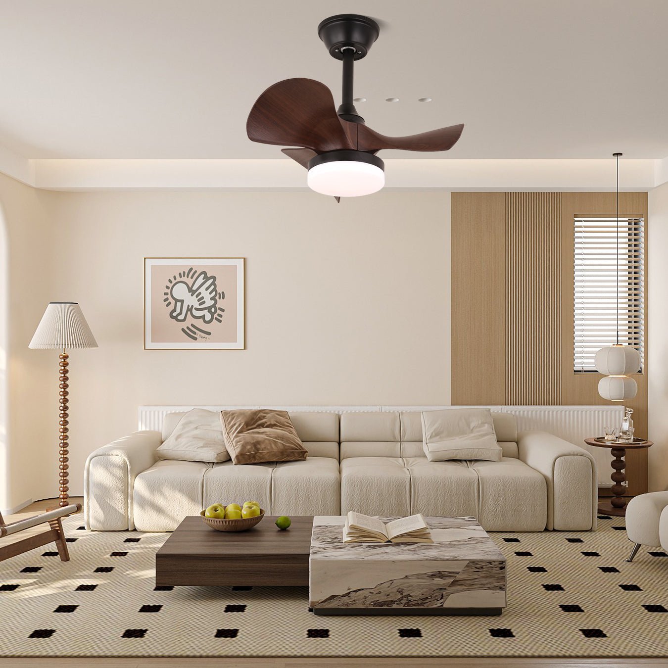 Plafonnier ventilateur Belsorina