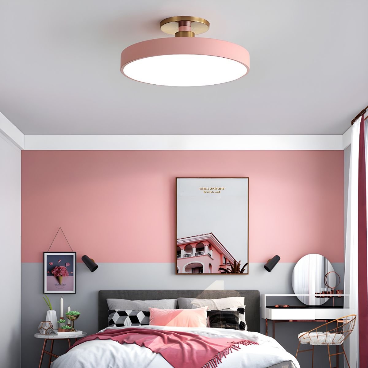 Plafonnier rond Soronec