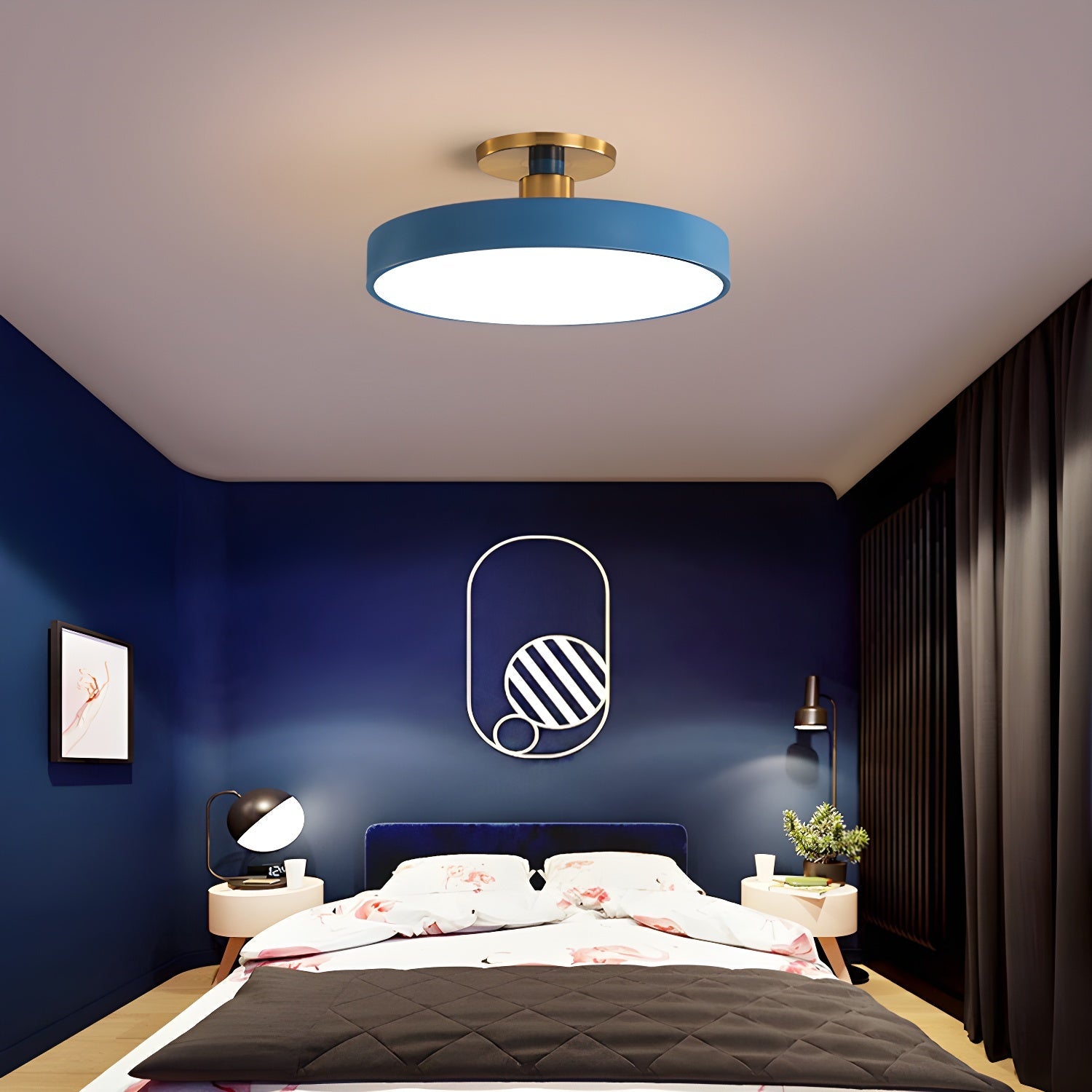 Plafonnier rond Soronec