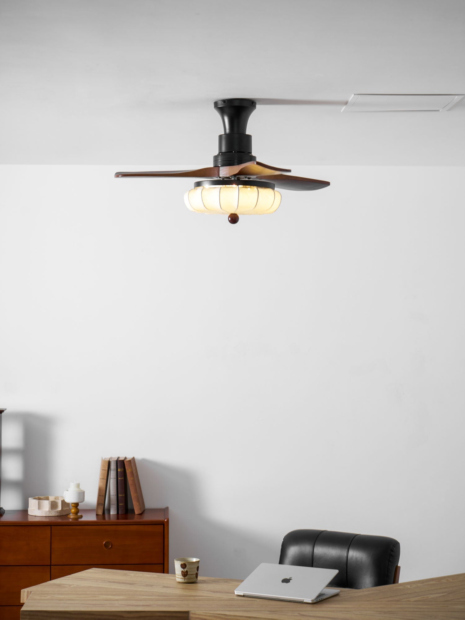 Plafonnier ventilateur moderne Navelo