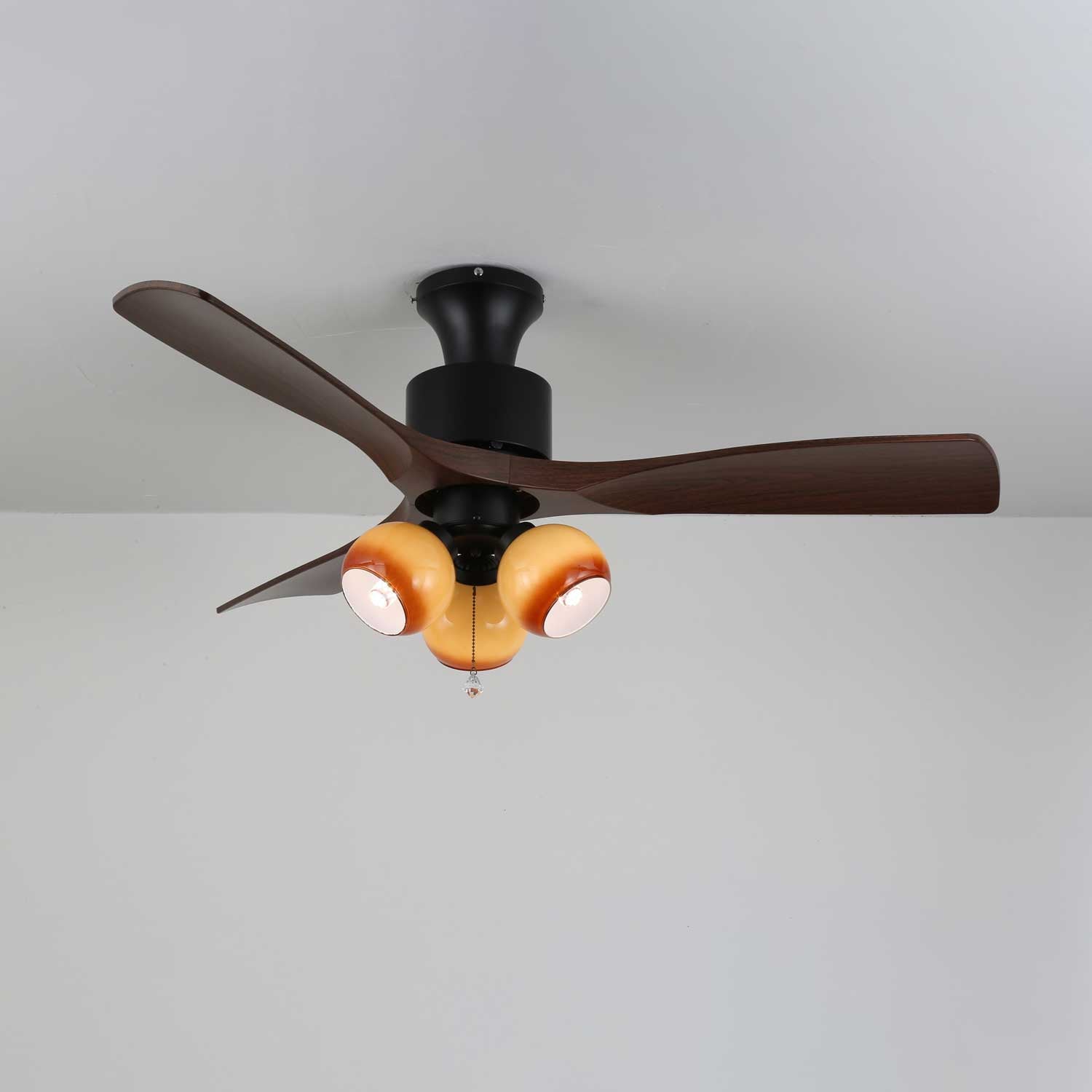 Plafonnier ventilateur globe Limeléon