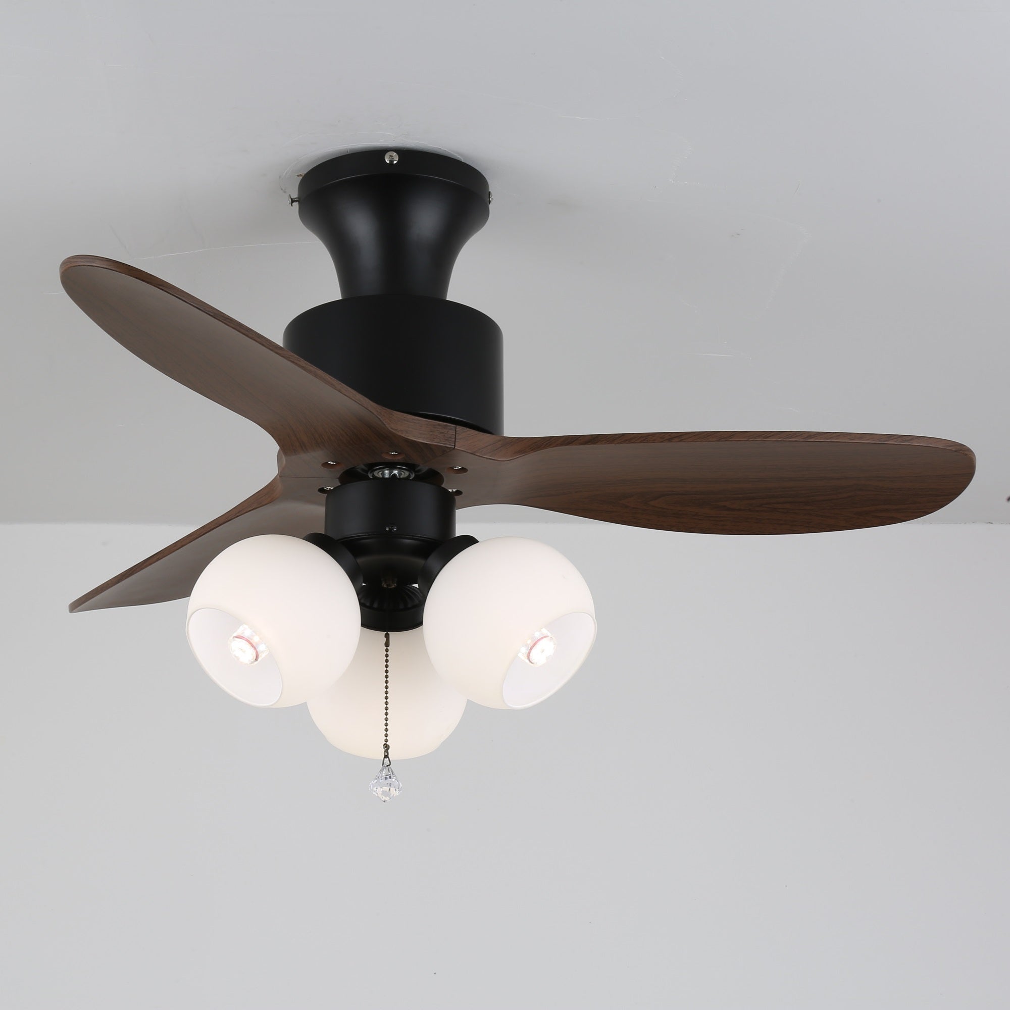 Plafonnier ventilateur globe Limeléon