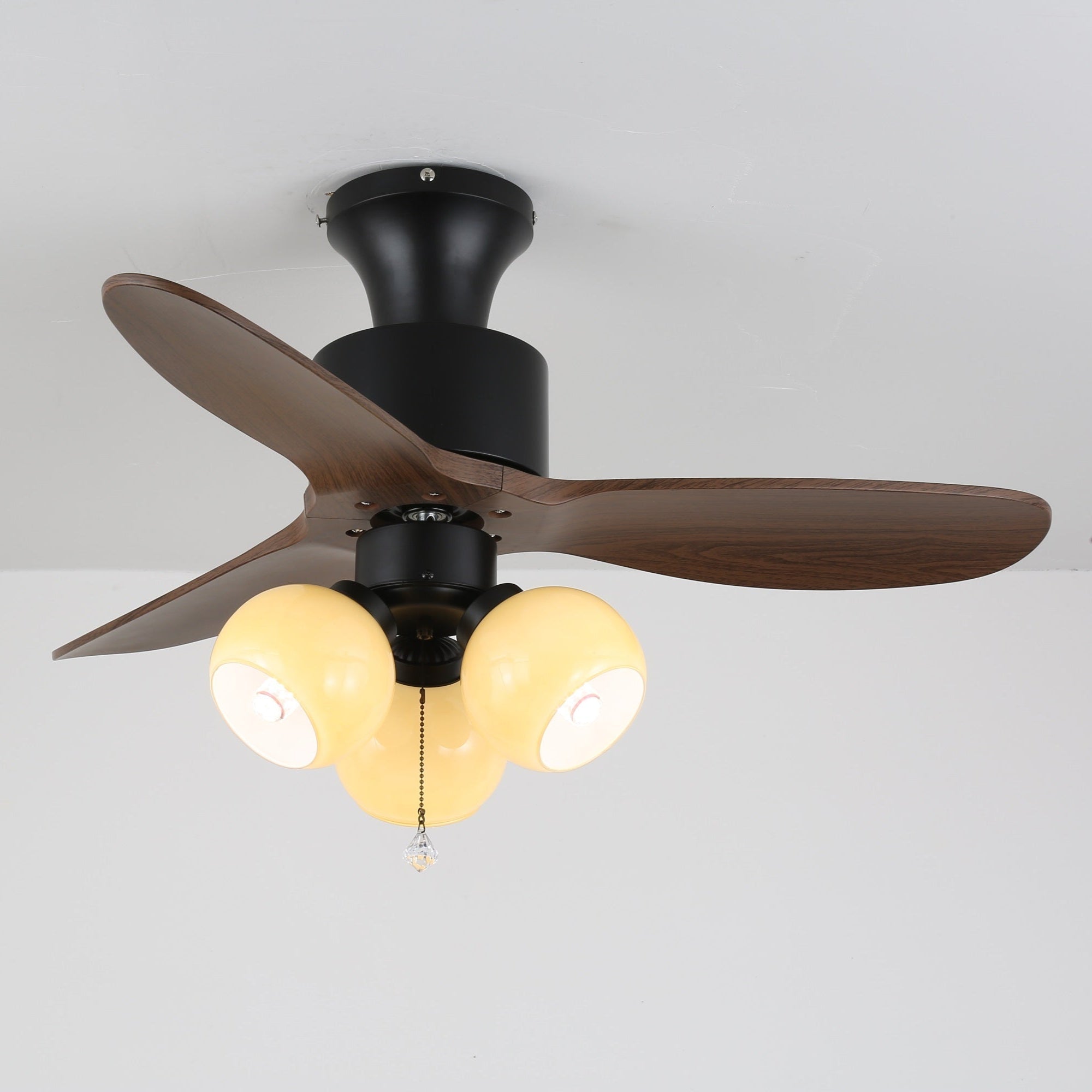 Plafonnier ventilateur globe Limeléon