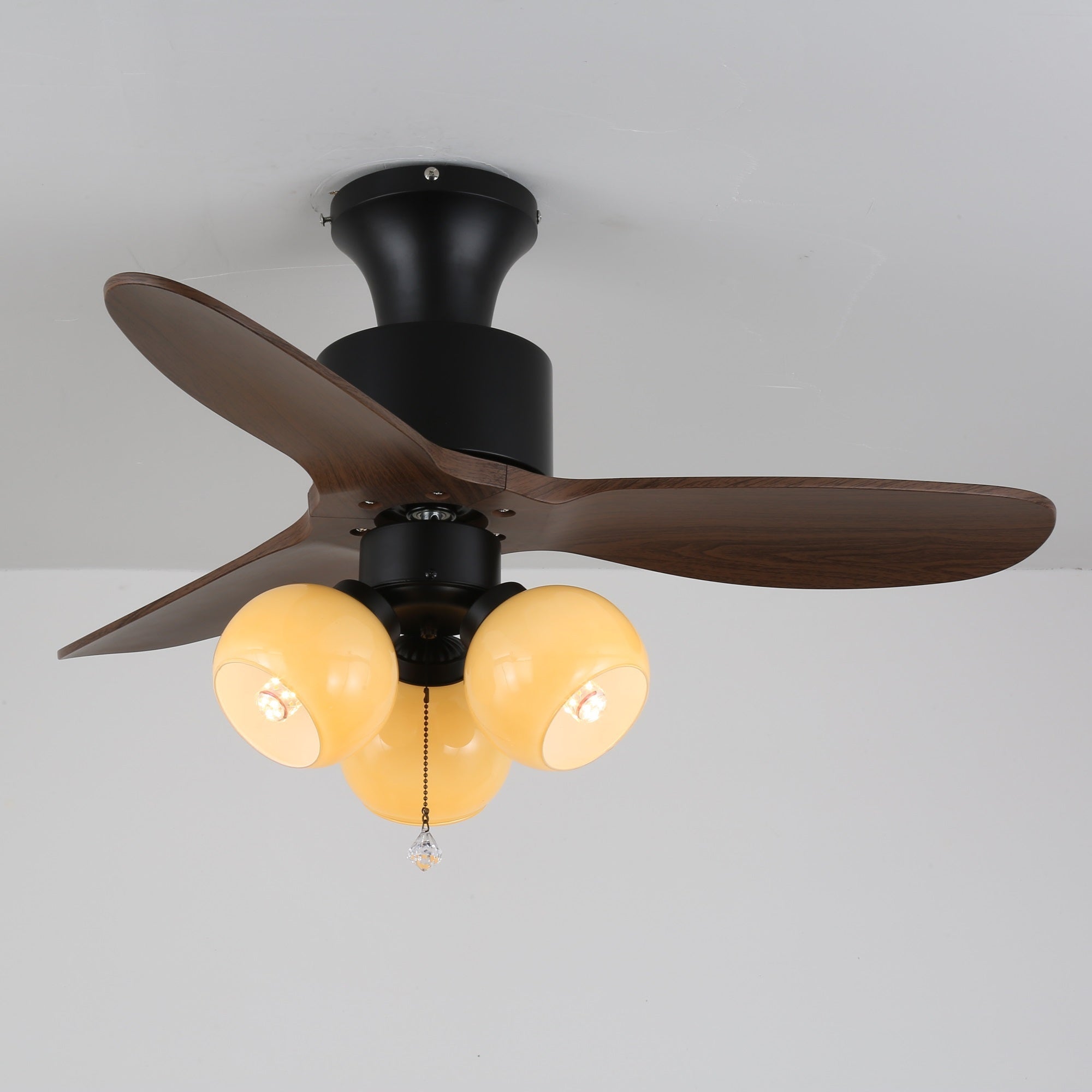 Plafonnier ventilateur globe Limeléon