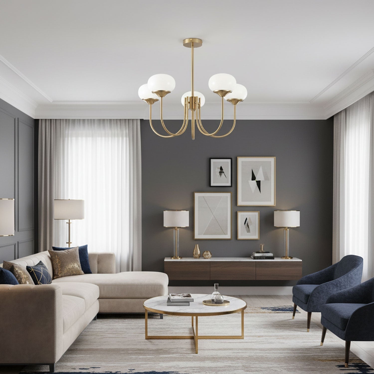 Lustre globe Zouella