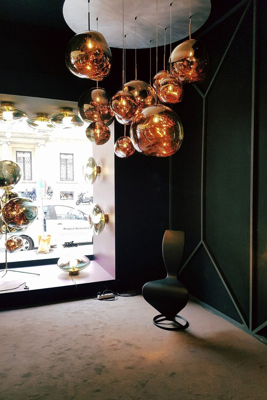 Suspension moderne Deerorin