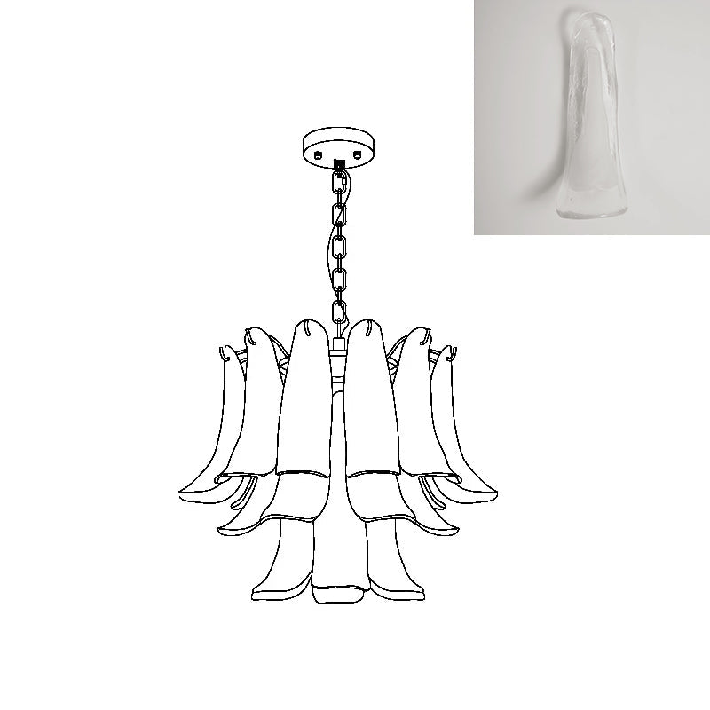Lustre pétales Kecaléline