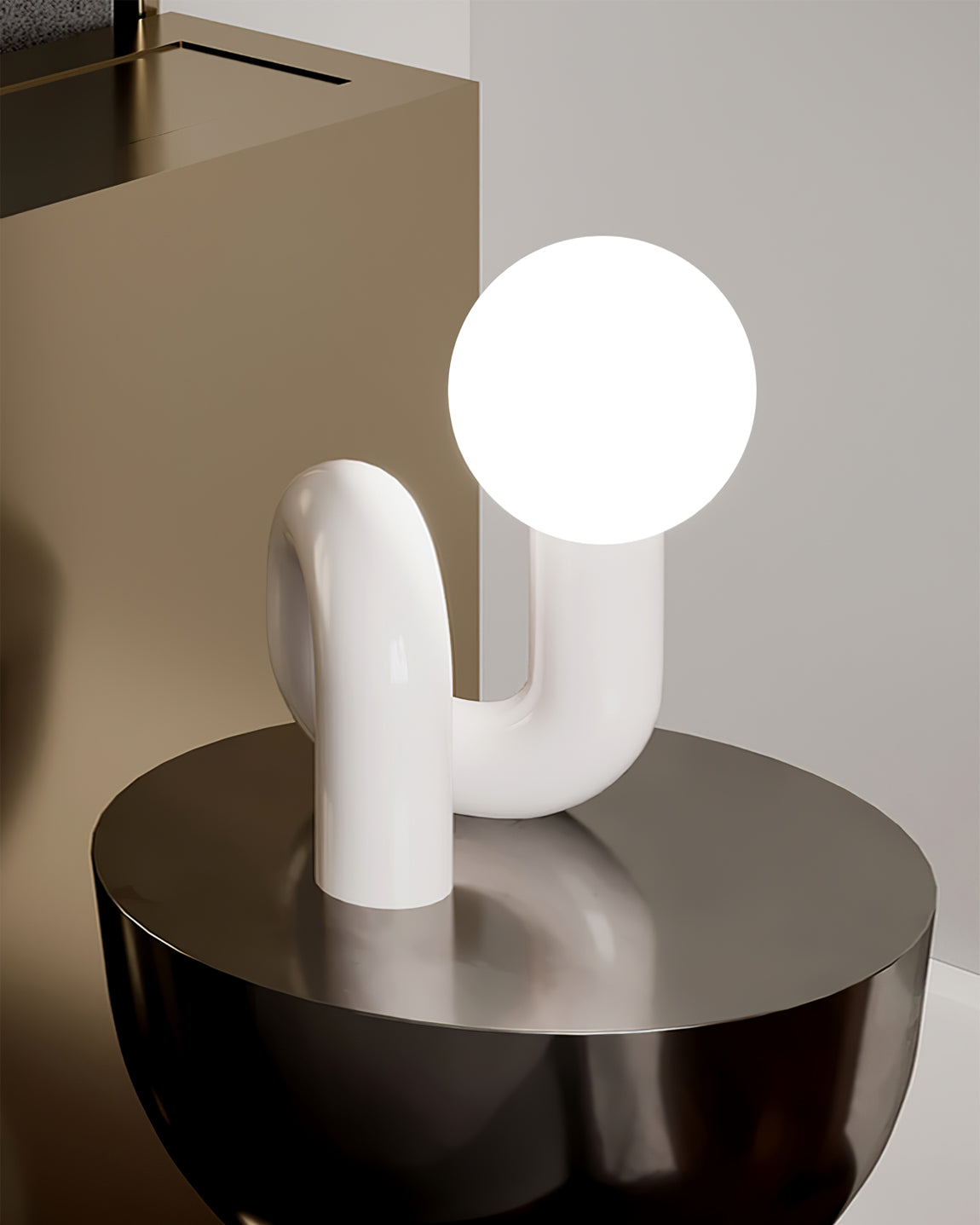 Lampe de table spirale Vaellorin