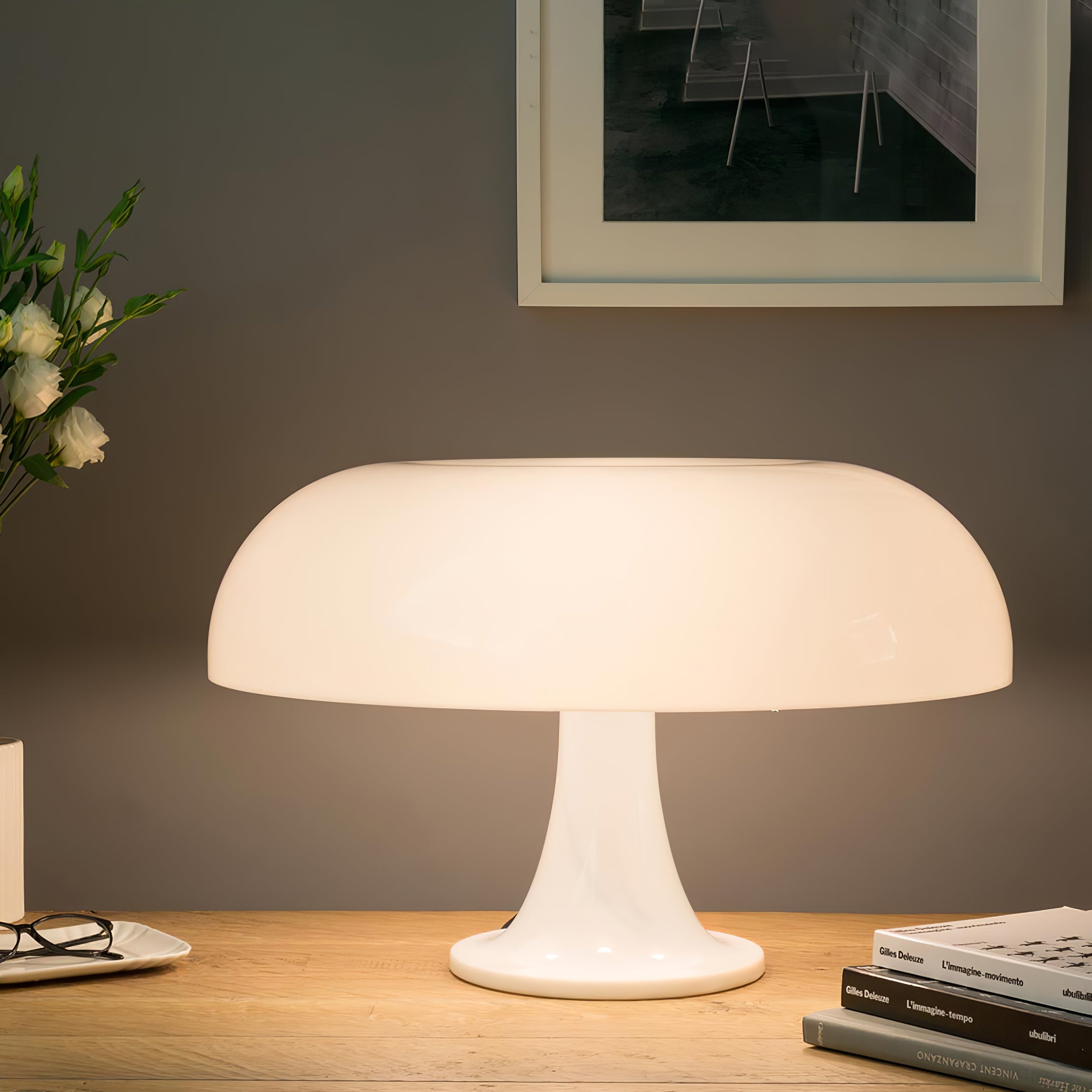 Lampe de table champignon Keoneno