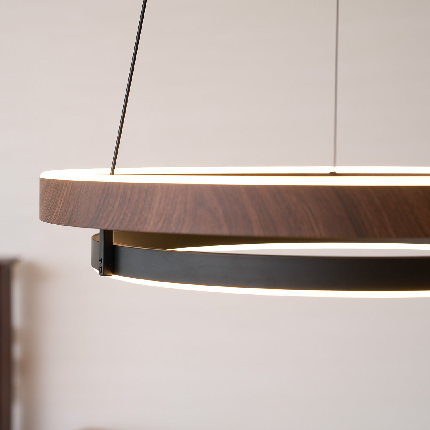 Lustre double anneau Hainelle