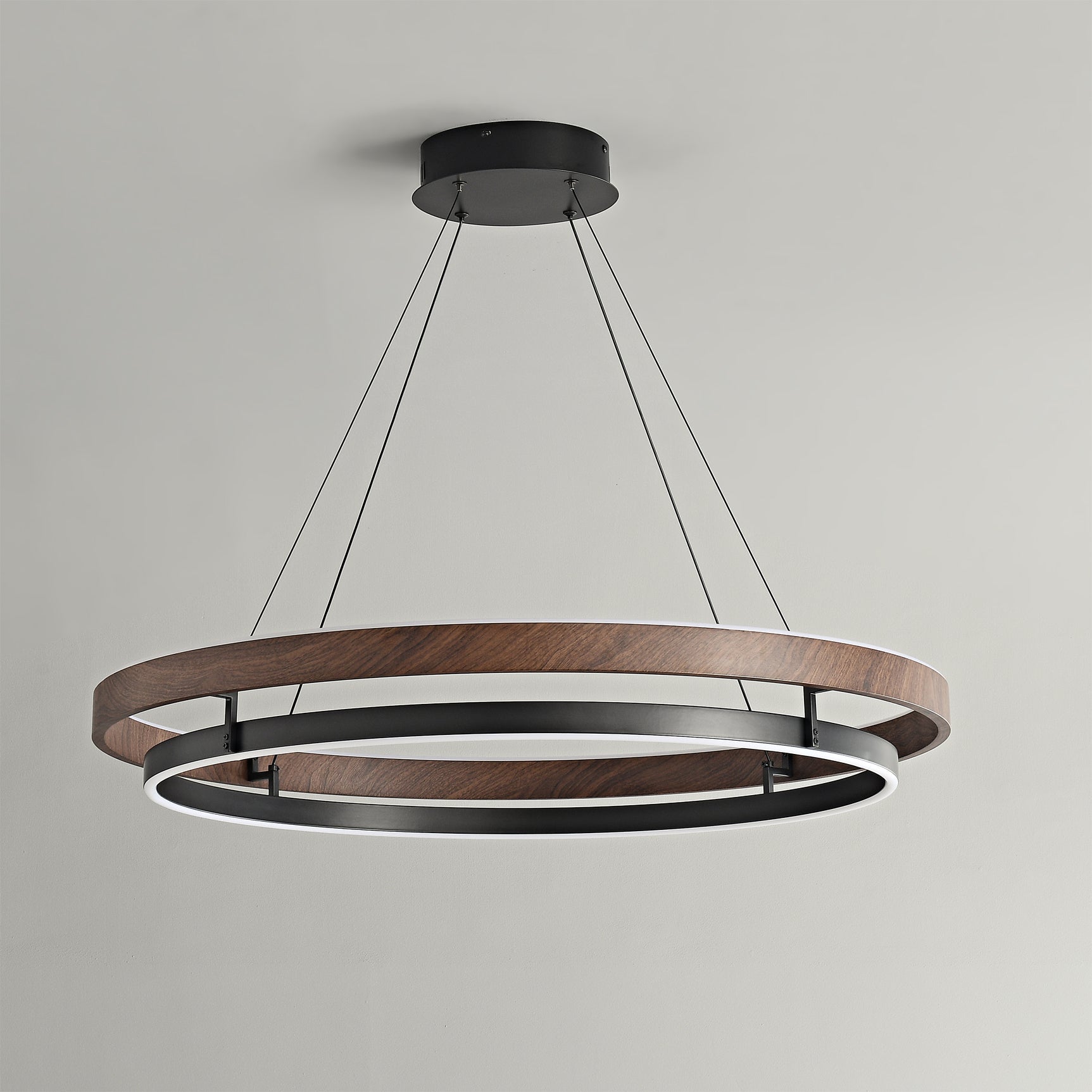 Lustre double anneau Hainelle