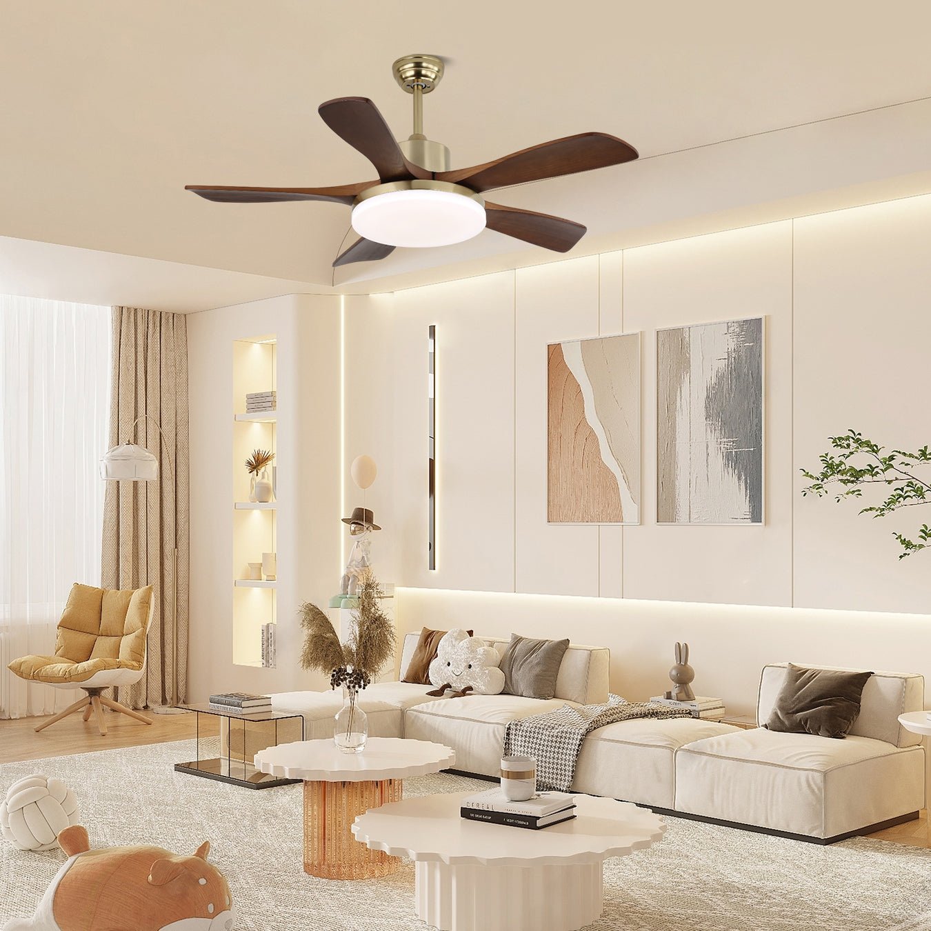 Plafonnier ventilateur Liaroris