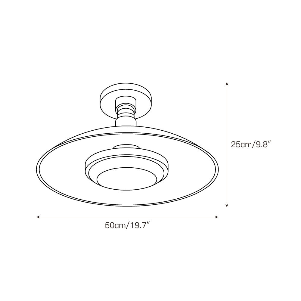 Plafonnier rond Voravélo